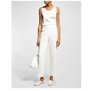 Lafayette 148 Bleecker Slim Leg Pants in Cloud off-white size 10